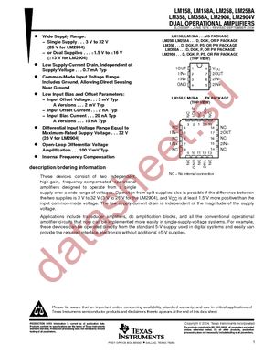 LM2904PSR datasheet  